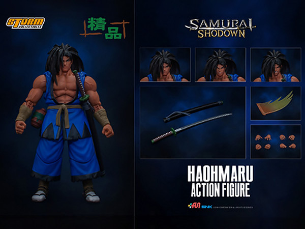 Haohmaru (Limited Edition (Blue)), Samurai Spirits, Storm Collectibles, Action/Dolls, 1/12